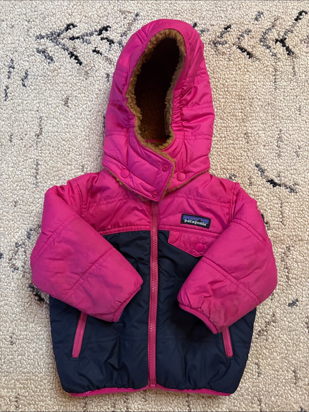 Patagonia reversible puffer jacket 12-18m